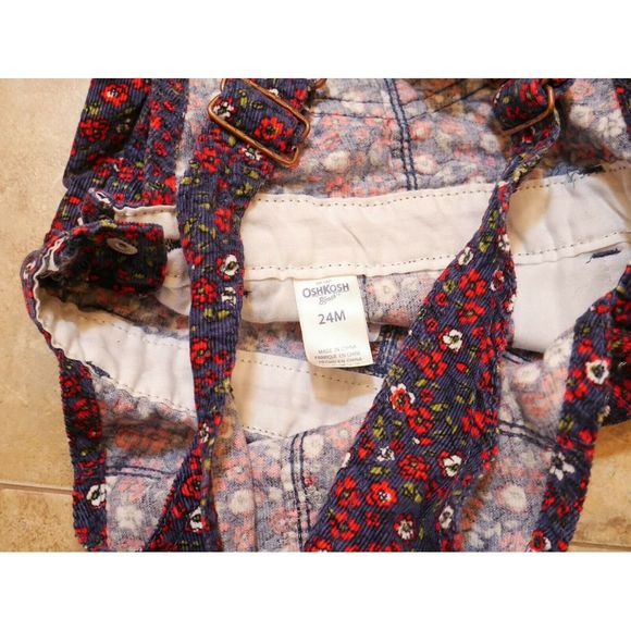 VTG OSHKOSH B'GOSH Vestbak Overalls - sz. 24 Mo. - Picture 6 of 6